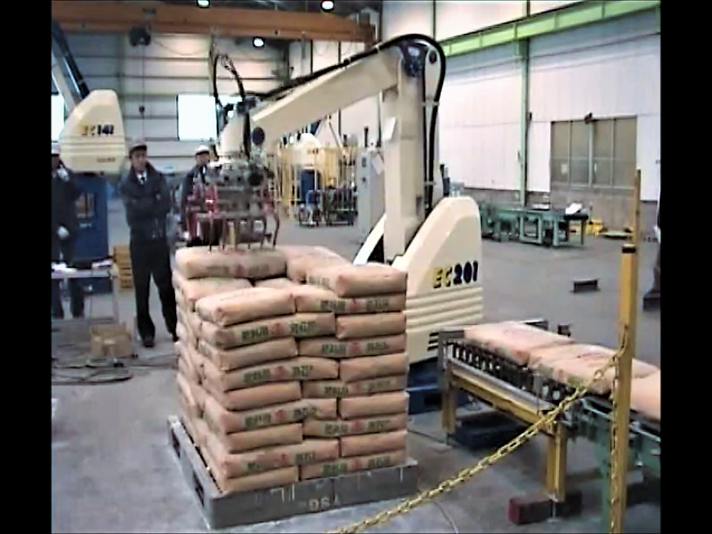 Fuji Robotic Palletizer for cement bags